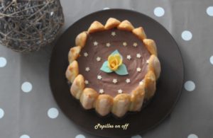 Charlotte aux pommes et nutella façon cheesecake au thermomix ou sans