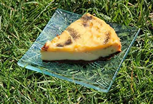 Cheesecake au citron et spéculoos nappé de lemon curd au thermomix ou sans