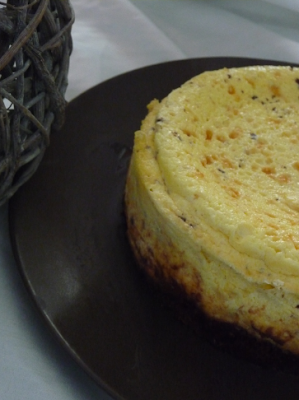 Cheesecake aux pépites de chocolat façon stracciatella au thermomix ou sans