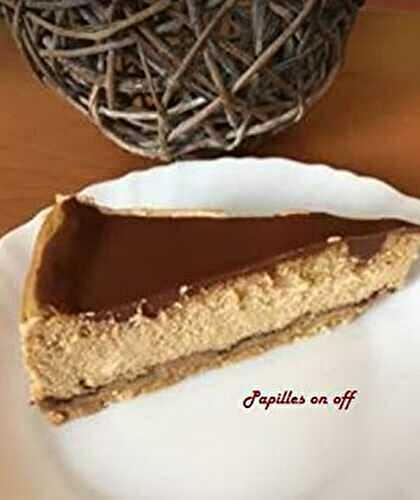 Cheesecake café, chocolat et whisky au thermomix ou sans