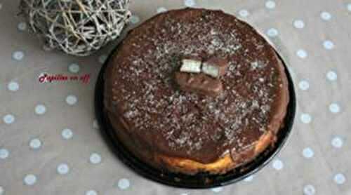 Cheesecake chocolat et noix de coco façon bounty au thermomix ou sans