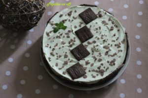 Cheesecake menthe chocolat au thermomix ou sans