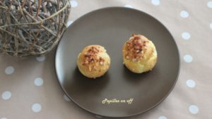 Chouquettes au pralin au thermomix ou sans