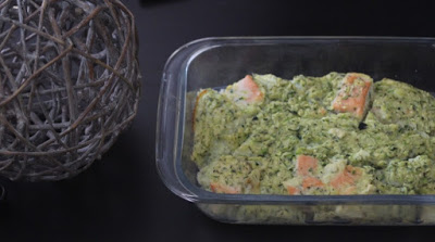 Clafoutis saumon courgettes au thermomix ou sans