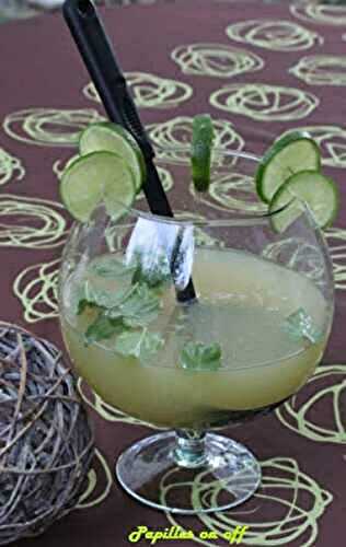 Cocktail cubain sans alcool (ananas, limonade, menthe, sirop de rhum) au thermomix ou sans