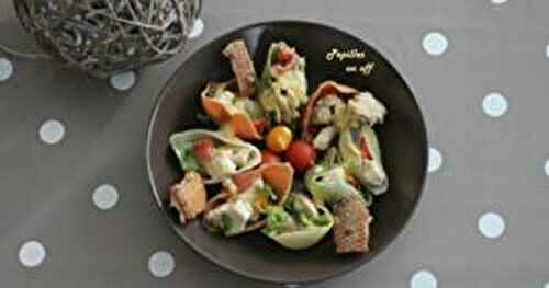 Conchiglies farcis façon Salade César