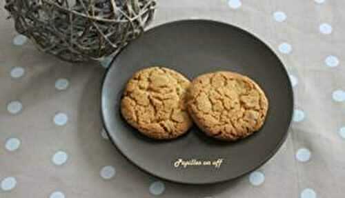 Cookies au beurre de cacahuètes et pépites de chocolat au thermomix ou sans