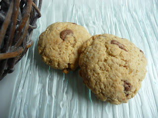 Cookies flocons d’avoine torréfiés et pralinoise