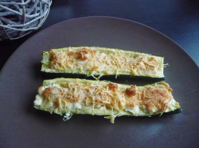 Courgettes farcies à la brandade de morue