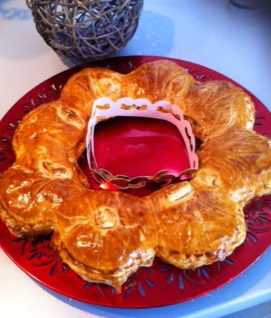 Couronne de mini galettes des rois à la frangipane, oranges confites et nutella au thermomix ou sans