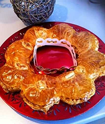 Couronne de mini galettes des rois à la frangipane, oranges confites et nutella au thermomix ou sans