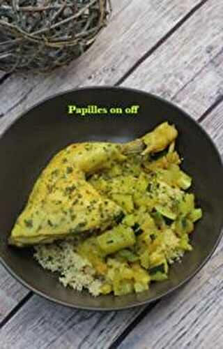 Couscous de poulet aux courgettes – IG bas