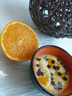 Crème gratinée à l’orange et au chocolat