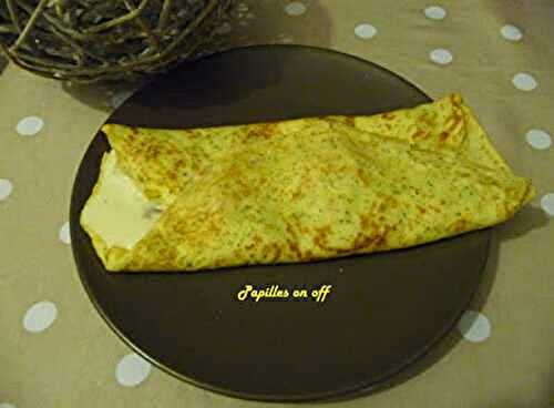 Crêpes salées fourrées aux champignons à la persillade au thermomix ou sans