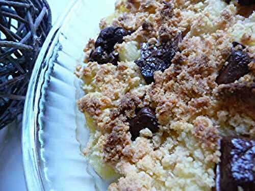 Crumble ananas coco choco