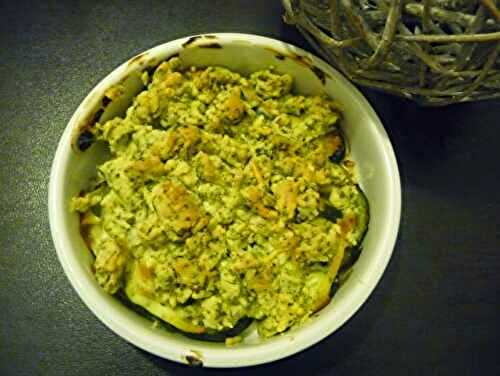 Crumble de courgettes aux herbes et à la ricotta au thermomix ou sans