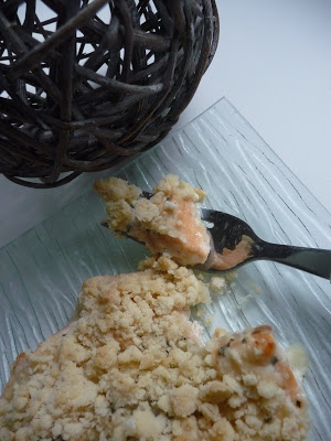 Crumble de saumon aux amandes