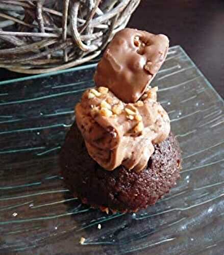 Cupcakes chocolat et praliné façon rochers suchard au thermomix ou sans