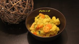 Curry de légumes au lait de coco