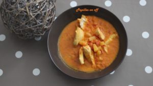 Curry de poulet à l’ananas au thermomix