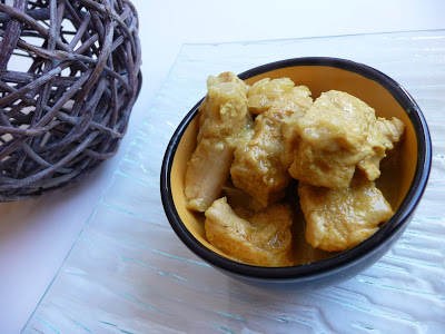 Curry de poulet au lait de coco