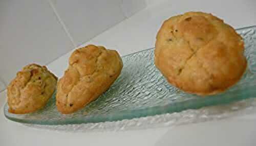 Détournement de madeleines (tomates séchées-basilic)