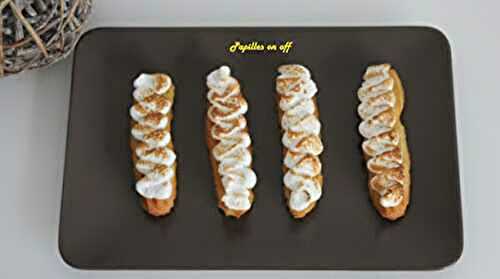 Eclairs au citron meringués au thermomix ou sans