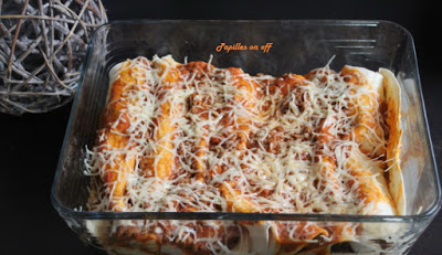 Enchiladas au boeuf et poivrons