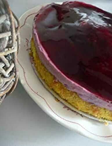 Entremet : bavarois au cassis (agar agar) au thermomix ou sans