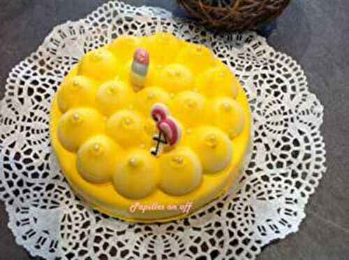 Entremet citron et cerises au thermomix ou sans