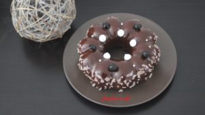 Entremet façon forêt noire (gâteau chocolat, mousse bavaroise vanille et gelée de cerises) au thermomix ou sans