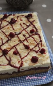 Entremets amandes, framboises et mascarpone au thermomix ou sans