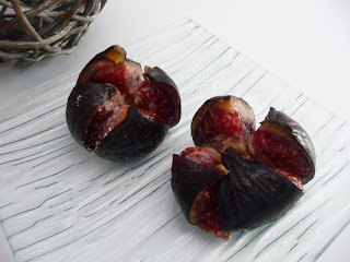 Figues rôties au miel et aux amandes