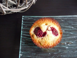 Financiers aux pistaches et framboises (au thermomix ou sans)