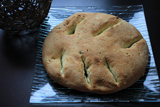 Fougasse aux olives au thermomix ou en MAP