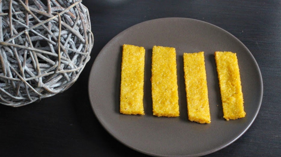 Frites de polenta au parmesan au thermomix ou sans