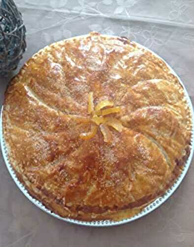 Galette des rois à la frangipane et à l’orange confite au thermomix ou sans