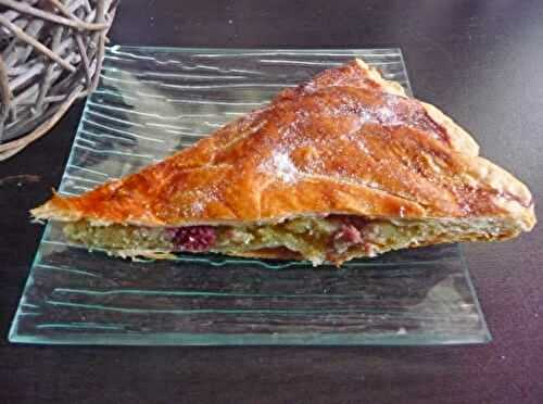 Galette des rois : amandes, pistaches, framboises au thermomix ou sans