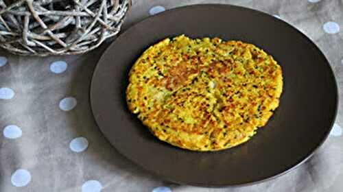 Galettes de lentilles corail aux graines de nigelle