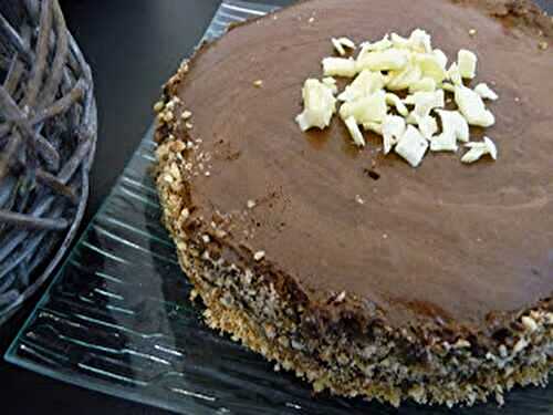 Gâteau au chocolat « bicouche » & pralin