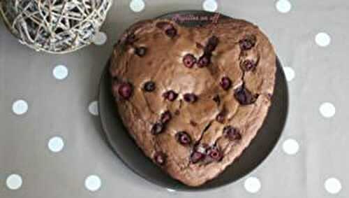 Gâteau au chocolat, pâte de spéculoos et framboises au thermomix ou sans