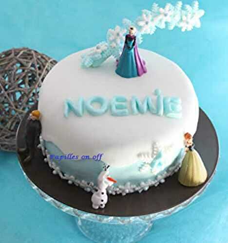 Gâteau gravity cake Reine des Neiges (gâteau marbré vanille/chocolat) au thermomix ou sans – Sweet Table Anniversaire Reine des neiges