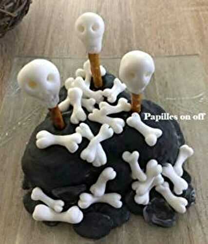Gâteau ossements pour Halloween (au thermomix ou sans)