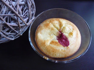 Gâteau soufflé au fromage blanc et framboises au thermomix ou sans