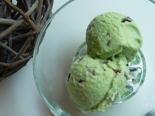 Glace menthe fraîche-chocolat au thermomix