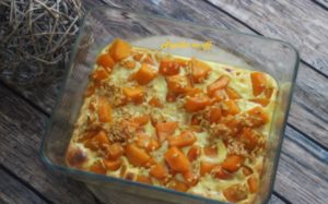 Gratin de butternut et riz au thermomix ou sans