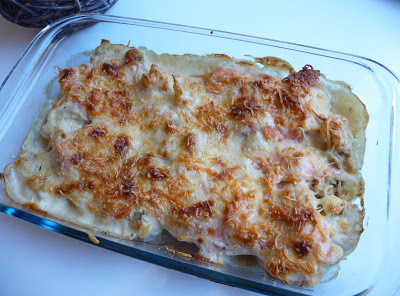 Gratin de chou-fleur au saumon fumé (au thermomix ou pas)