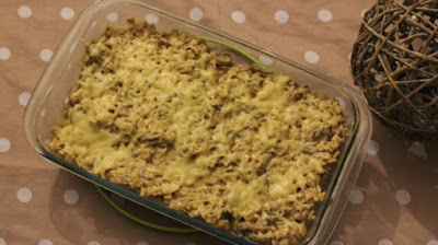 Gratin de crozets aux champignons et au beaufort