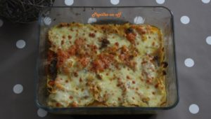 Gratin de pâtes à la courge, au boeuf et à la mozzarella au thermomix ou sans