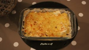 Gratin de polenta au beaufort